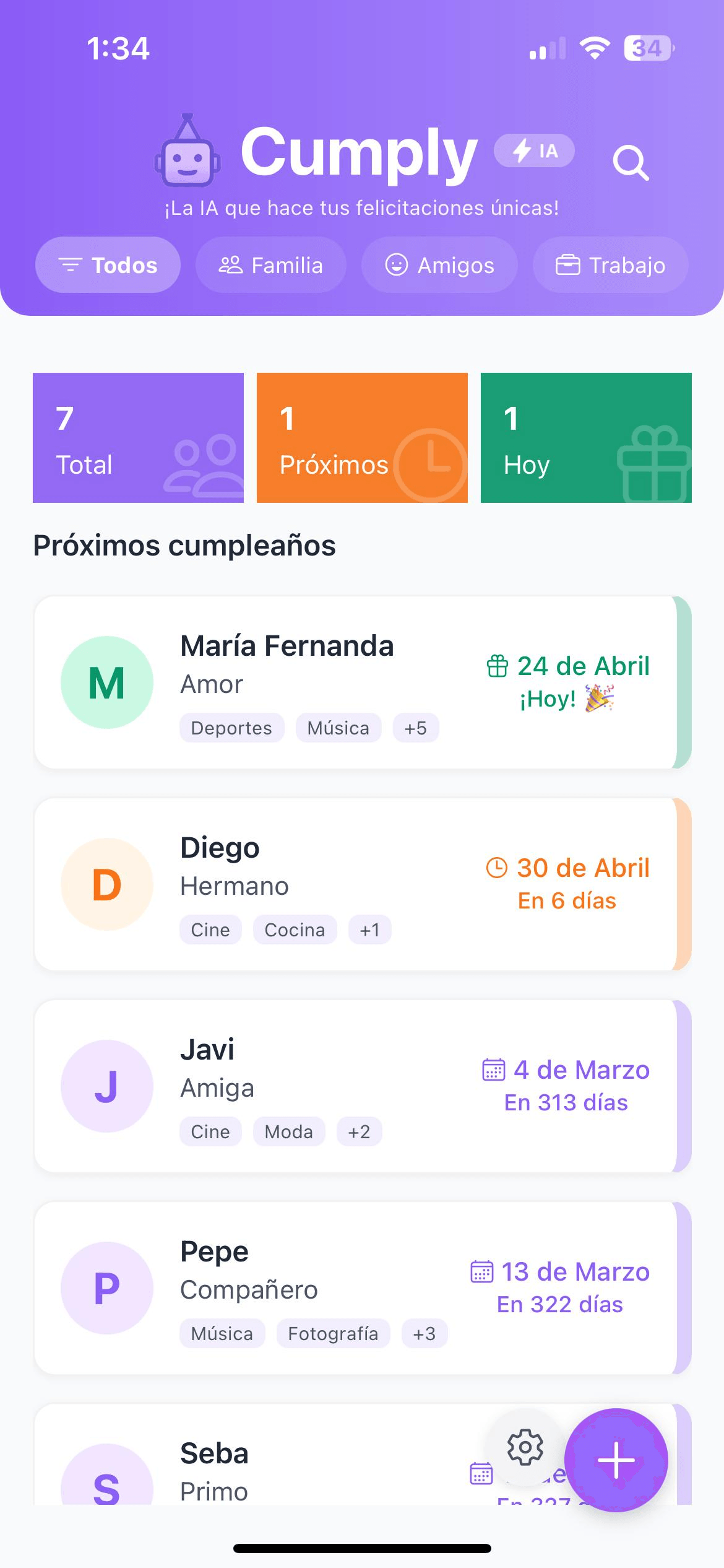 Cumply app screenshot